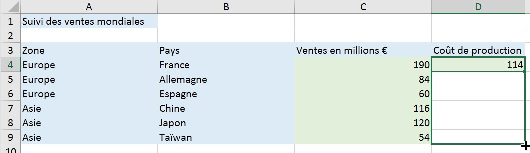 Excel formation - les fonctions de base