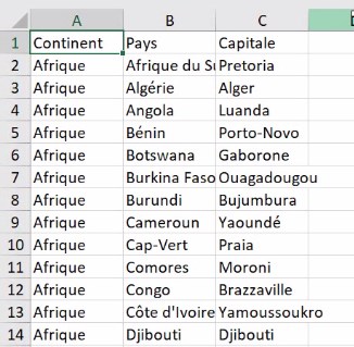 Excel formation - video comment crer un moteur de recherche filtres labors