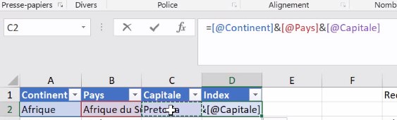 Excel formation - video comment crer un moteur de recherche filtres labors