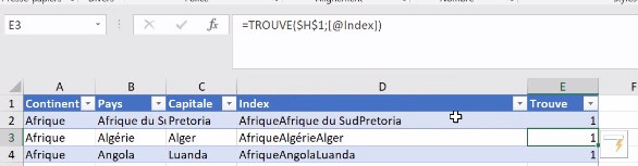 Excel formation - video comment crer un moteur de recherche filtres labors