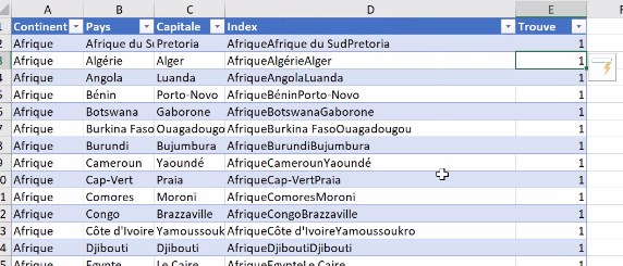 Excel formation - video comment crer un moteur de recherche filtres labors