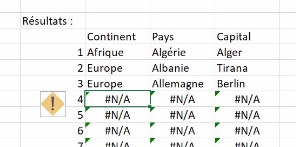 Excel formation - video comment crer un moteur de recherche filtres labors