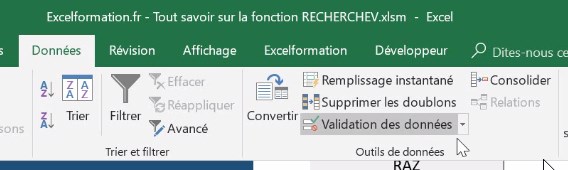 Excel formation - formation vido gratuite tout absolument tout savoir sur la formule recherchev