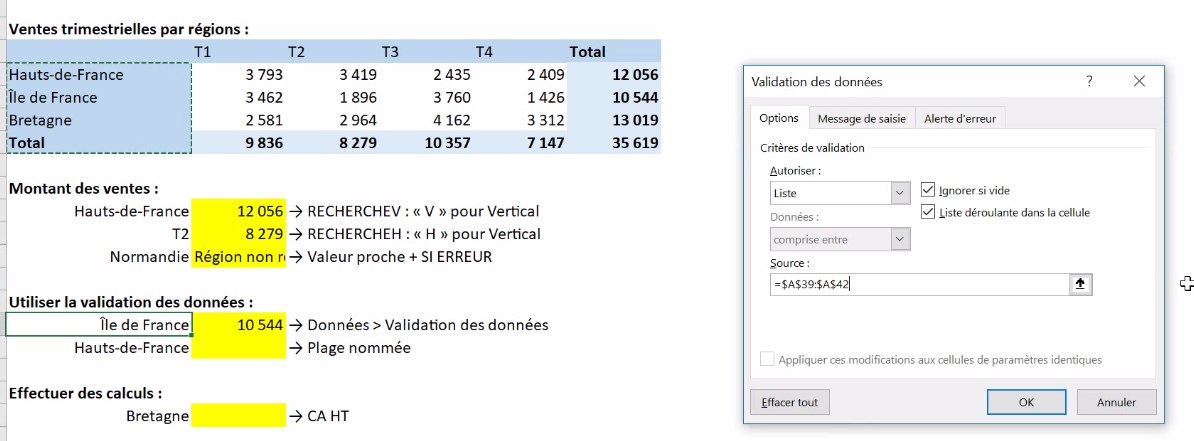 Excel formation - formation vido gratuite tout absolument tout savoir sur la formule recherchev