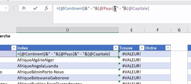 Excel formation - video comment ajouter la saisie semi automatique  votre moteur de recherche excel