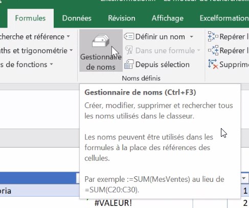 Excel formation - video comment ajouter la saisie semi automatique  votre moteur de recherche excel