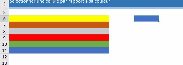 Excel formation - video comment slectionner les cellules de mme couleur