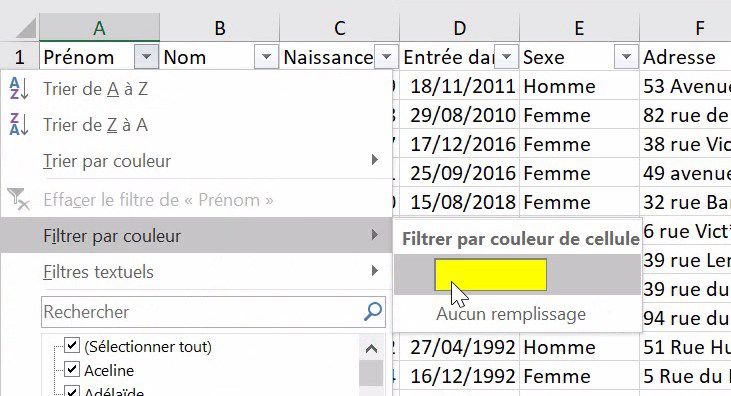 Excel formation - comment analyser des donnees avec excel tri filtre filtre elabore tableaux croises dynamiques