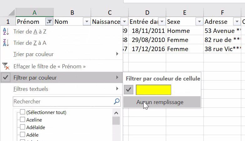 Excel formation - comment analyser des donnees avec excel tri filtre filtre elabore tableaux croises dynamiques