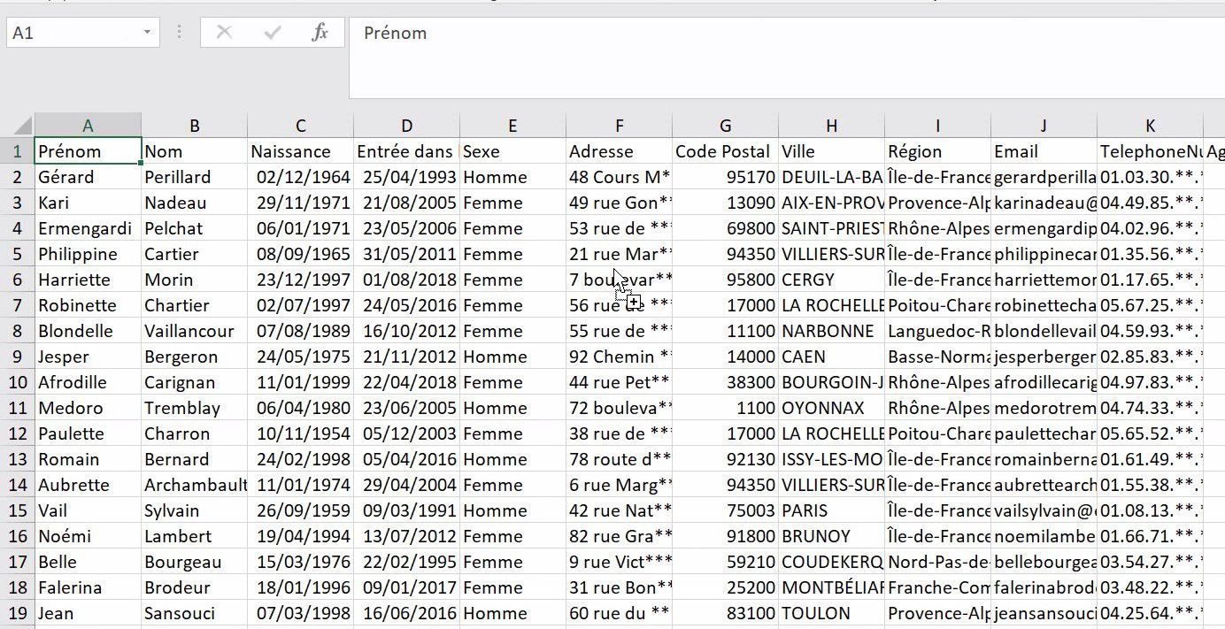 Excel formation - comment analyser des donnees avec excel tri filtre filtre elabore tableaux croises dynamiques