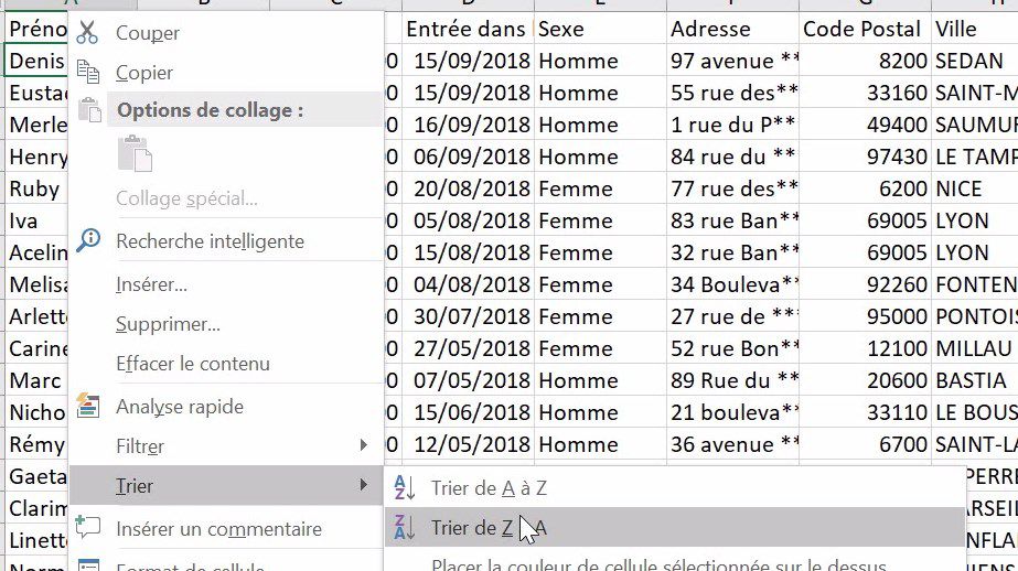 Excel formation - comment analyser des donnees avec excel tri filtre filtre elabore tableaux croises dynamiques