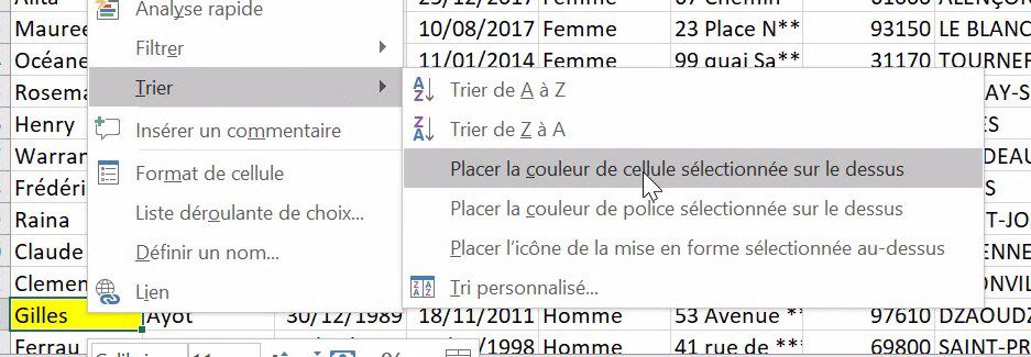 Excel formation - comment analyser des donnees avec excel tri filtre filtre elabore tableaux croises dynamiques