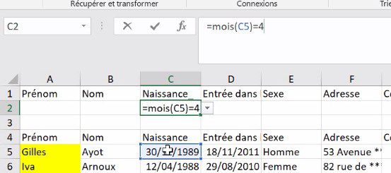 Excel formation - comment analyser des donnees avec excel tri filtre filtre elabore tableaux croises dynamiques