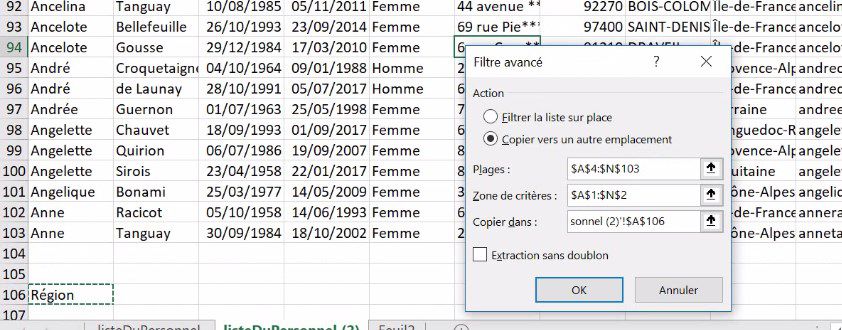 Excel formation - comment analyser des donnees avec excel tri filtre filtre elabore tableaux croises dynamiques