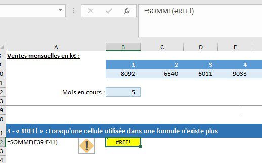 Excel formation - video comment comprendre et corriger les erreurs de formule excel