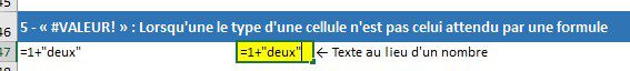 Excel formation - video comment comprendre et corriger les erreurs de formule excel