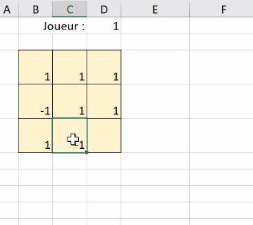 Excel formation - video comment creer un jeu sur excel tic tac toe le jeu du morpion tutoriel vba debutant