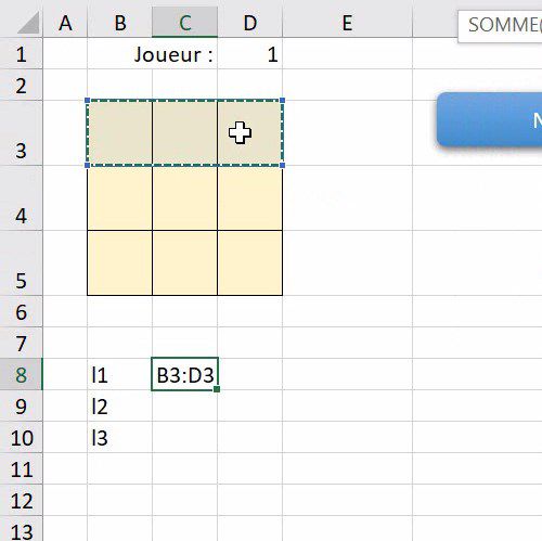 Excel formation - video comment creer un jeu sur excel tic tac toe le jeu du morpion tutoriel vba debutant