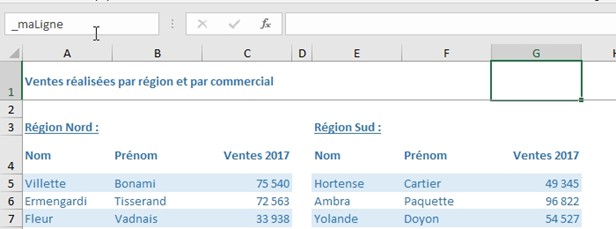 Excel formation - Comment surligner la ligne active - 02