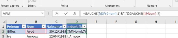 Excel formation - Créer-logins-et-mots-de-passe - 11