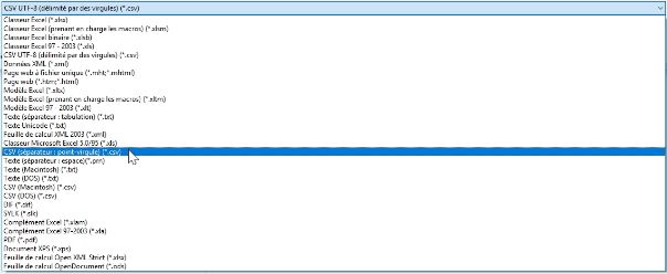 Excel formation - Comment convertir un fichier CSV en Excel XLS ou XLSX - 07