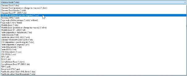 Excel formation - Comment convertir un fichier CSV en Excel XLS ou XLSX - 08