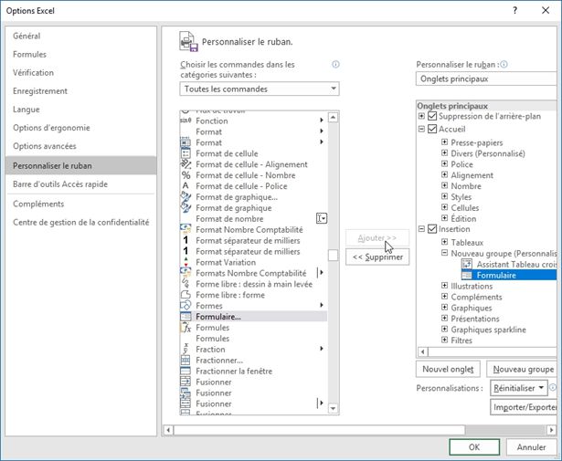 Excel formation - Comment créer un formulaire de saisie sans macro - 07