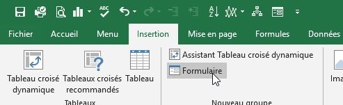 Excel formation - Comment créer un formulaire de saisie sans macro - 08