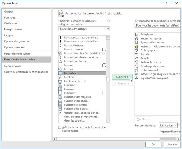 Excel formation - Comment créer un formulaire de saisie sans macro - 09