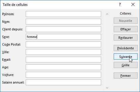 Excel formation - Comment créer un formulaire de saisie sans macro - 12