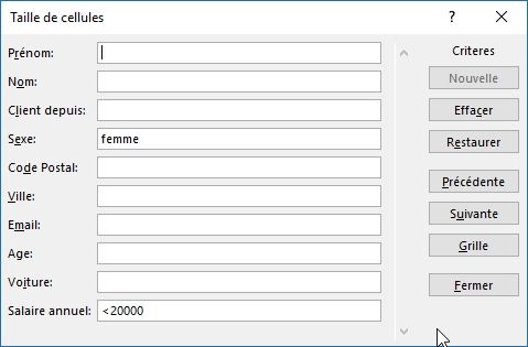 Excel formation - Comment créer un formulaire de saisie sans macro - 14