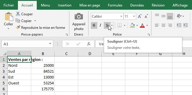 Excel formation - Apprendre à utiliser Excel pour débutant - Les bases - 26