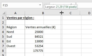 Excel formation - Apprendre à utiliser Excel pour débutant - Les bases - 32