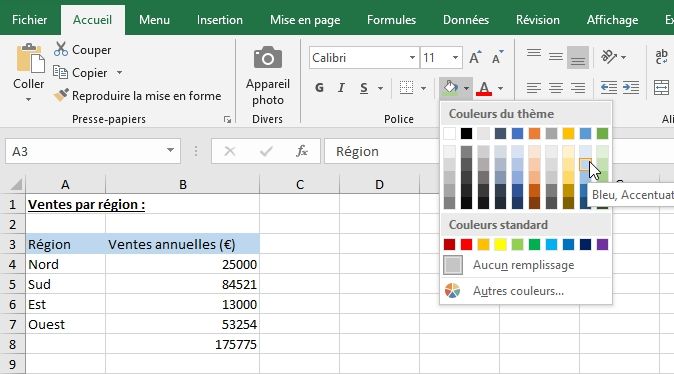 Excel formation - Apprendre à utiliser Excel pour débutant - Les bases - 35
