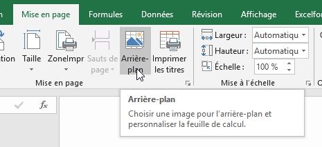 Excel formation - Comment_insérer_fond_écran - 01