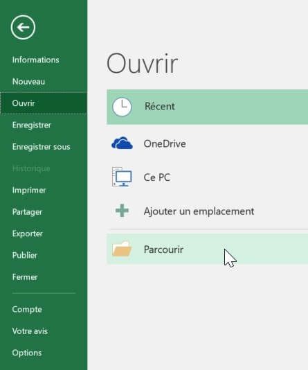 Excel formation - comment utiliser les fichiers et les onglets