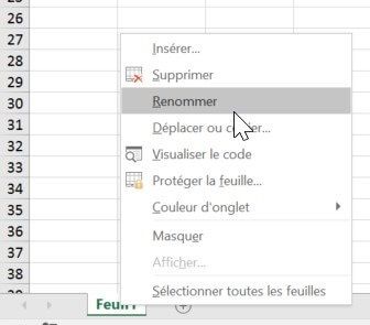 Excel formation - comment utiliser les fichiers et les onglets