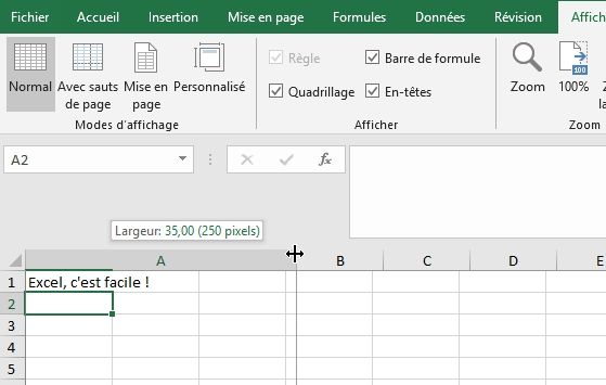 Excel formation - Apprendre Excel - Mettre en forme les cellules - 02