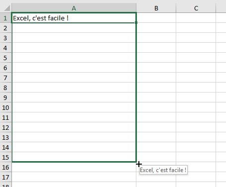 Excel formation - Apprendre Excel - Mettre en forme les cellules - 03
