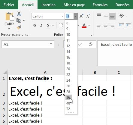 Excel formation - Apprendre Excel - Mettre en forme les cellules - 07