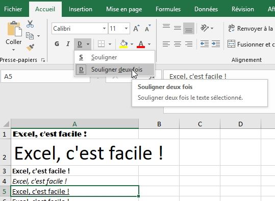 Excel formation - Apprendre Excel - Mettre en forme les cellules - 14