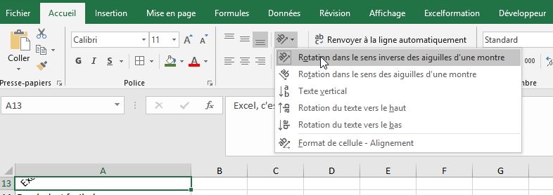 Excel formation - Apprendre Excel - Mettre en forme les cellules - 36