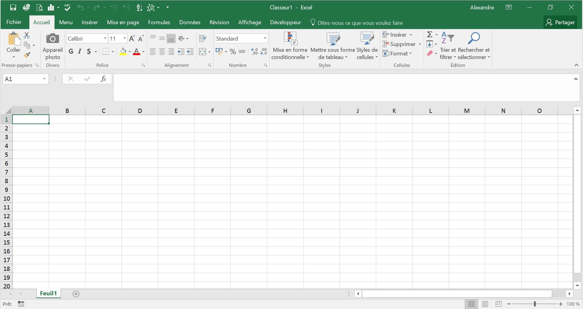 Excel formation - Apprendre Excel - Saisir des données dans un tableau - 01