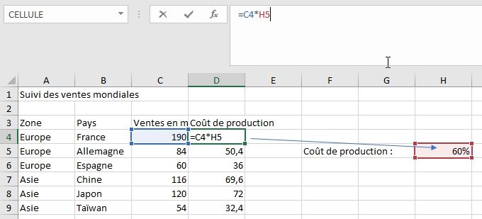 Excel formation - Apprendre Excel - Saisir des données dans un tableau - 18