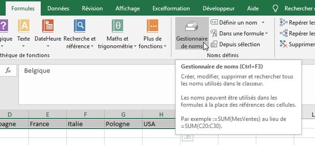 Excel formation - Comment créer des listes déroulantes en cascade - 06