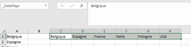 Excel formation - Comment créer des listes déroulantes en cascade - 10