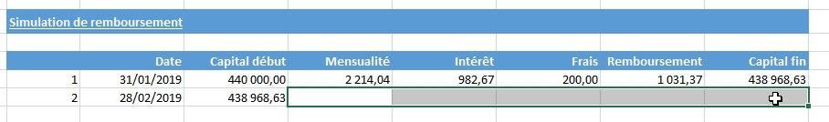 Excel formation - Comment créer un simulateur d'emprunt bancaire sur Excel - 21