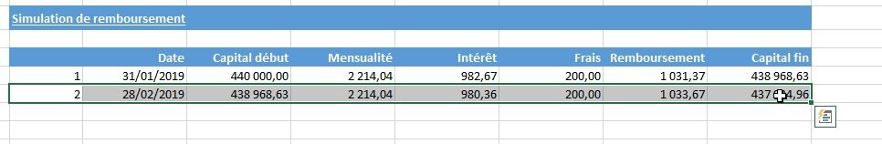 Excel formation - Comment créer un simulateur d'emprunt bancaire sur Excel - 23