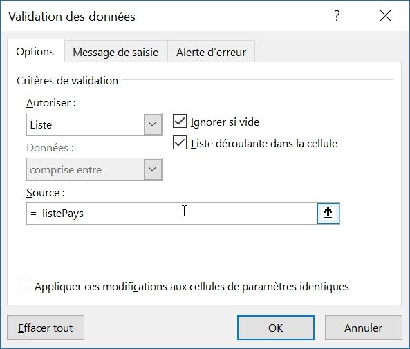 Excel formation - Comment créer une liste déroulante sans VBA sur Excel - 09