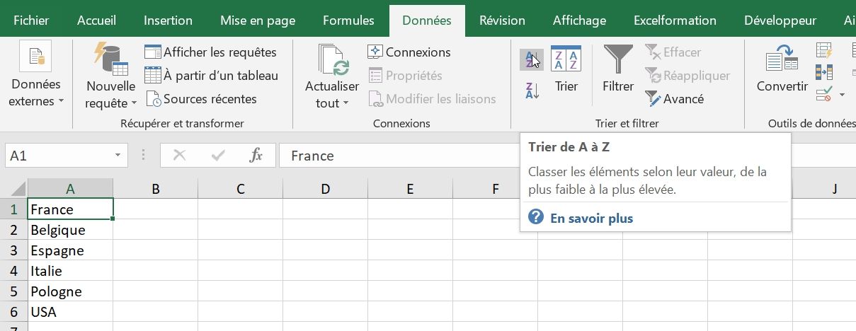 Excel formation - Comment créer une liste déroulante sans VBA sur Excel - 21